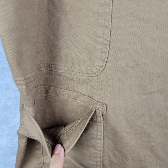 Democracy Ab Technology‎ Khaki Cargo Pants Size 16 Mid-Rise Cropped - Picture 3 of 11